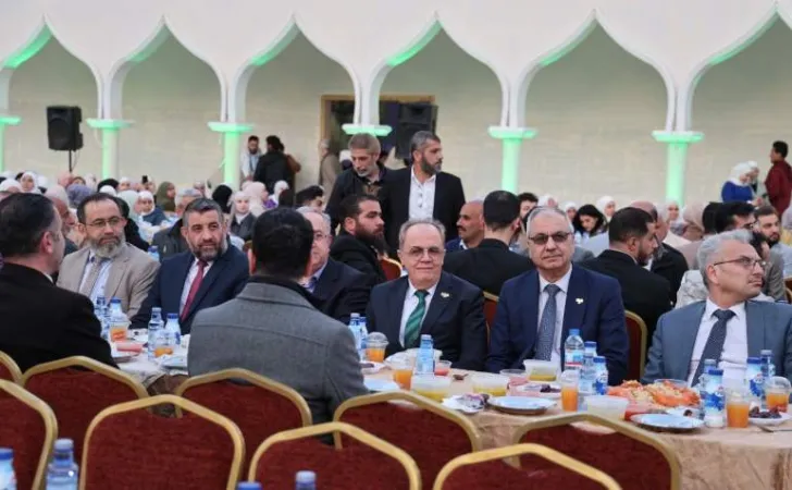 مأدبة إفطار رمضانية للطلاب الجامعيين في المدينة الجامعية بدمشق، بحضور وزير التعليم العالي والبحث العلمي الدكتور مروان الحلبي