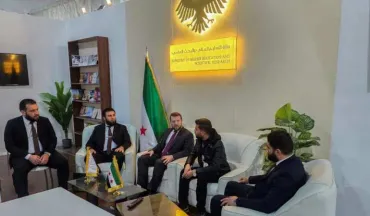 يواصل جناح وزارة التعليم العالي والبحث العلمي في معرض دمشق الدولي للكتاب استقبال وفوده وزوّاره